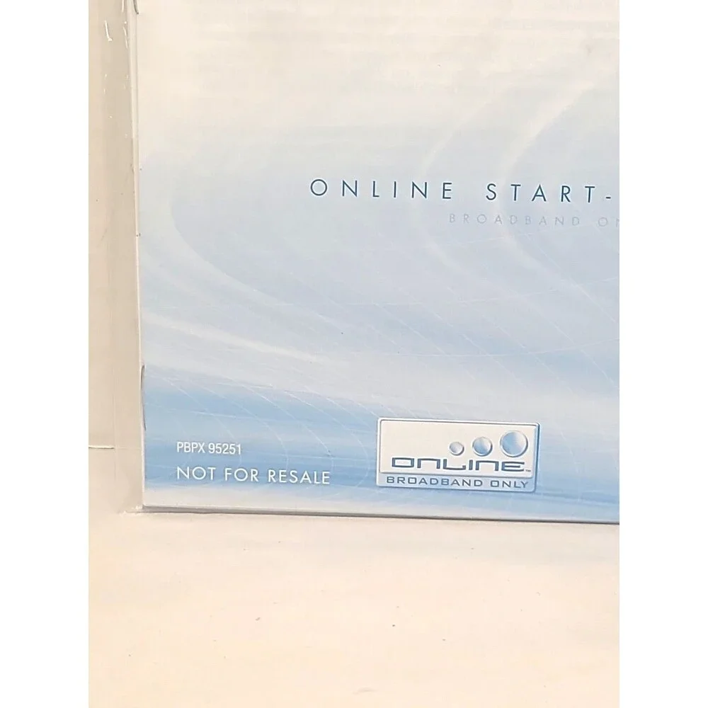 Brand New Sealed Sony PS2 PlayStation 2 Online Start-Up Disc